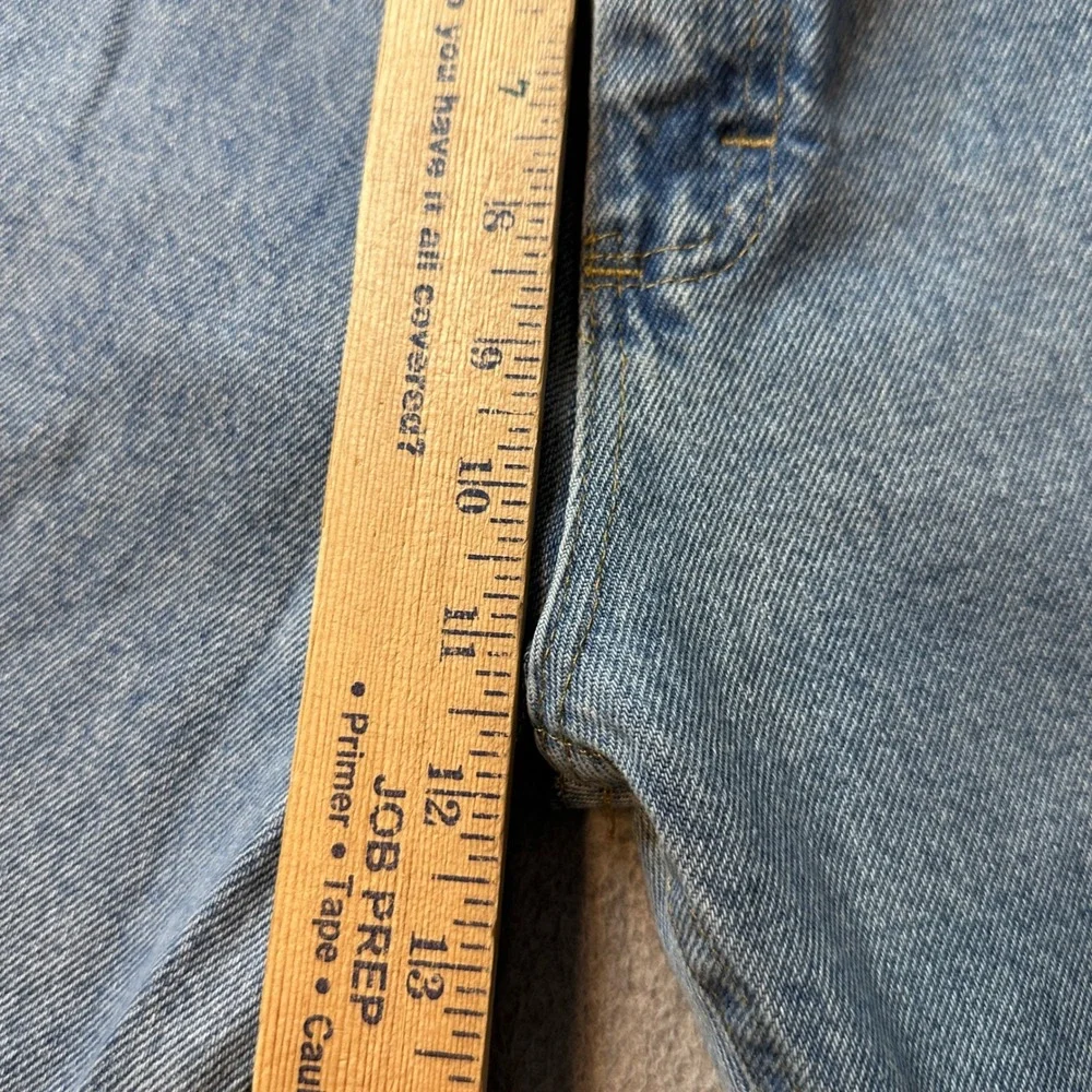 Wrangler Jeans Mens 37x30 (36x29) Light Wash Authentics Straight Leg Denim Pants